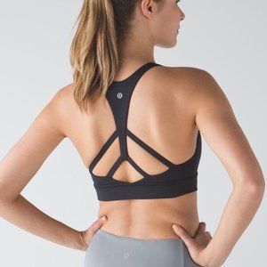 Lululemon Black Circuit Breaker Bra | Size 10